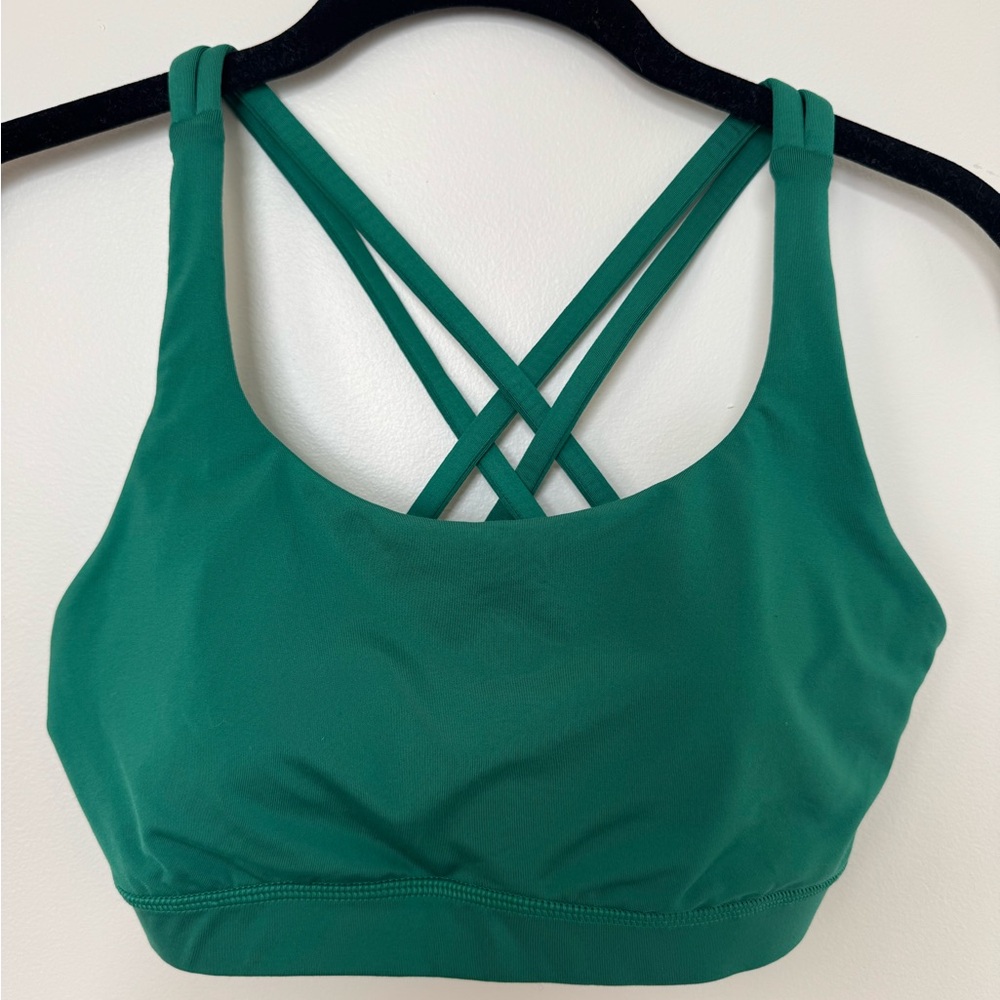 Lululemon Energy Bra Kelly Green Size 6